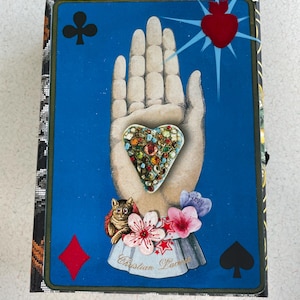 Christian Lacroix playing cards, two illustrated decks in fancy box, Maison de jeu, standard playing cards, every card uniquely decorated