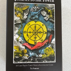 Tarotlek och guide, Resan till tornet, signerad och numrerad, spådom, spådom bild 1