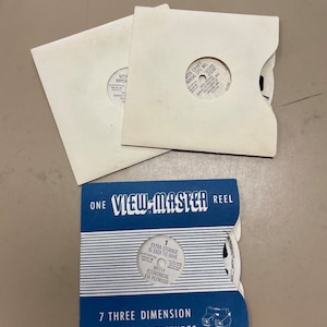 vintage commercially produced view master reels