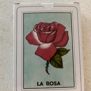 Vintage playing cards, Loteria No 10, Lucy Lu Designs, collectible, 54 cards