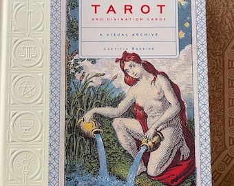 Instruction book, Tarot and Divination cards, a visual archive by Barbier, cartomancy, divination, fortune telling, occult,