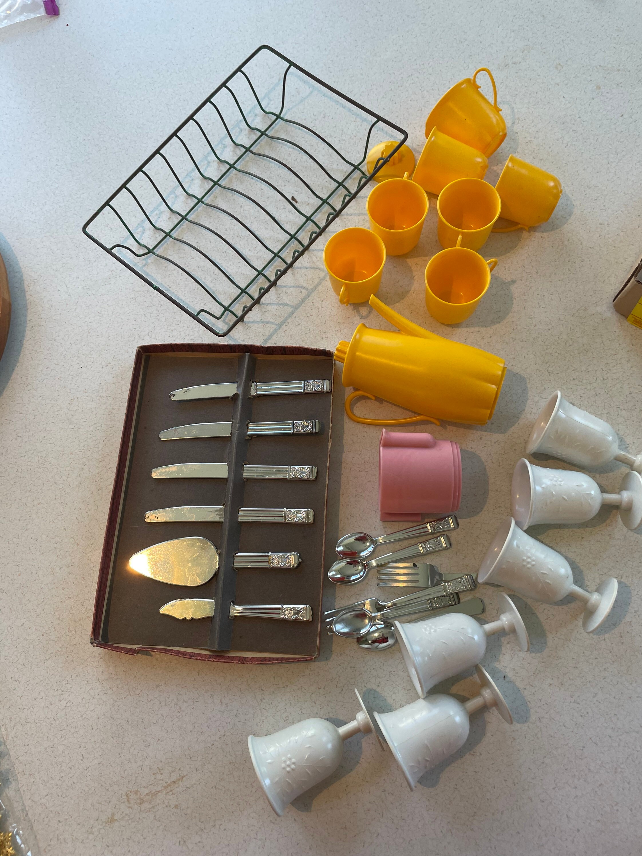 Assorted Vintage Plastic Toy Dishes Chilton Banner - Etsy