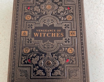 Indie-spelkort, Vengeance of Witches, Kickstart, standardspelkort, ockult estetik, samlarkort, 56 kort, PLUS originalhäfte