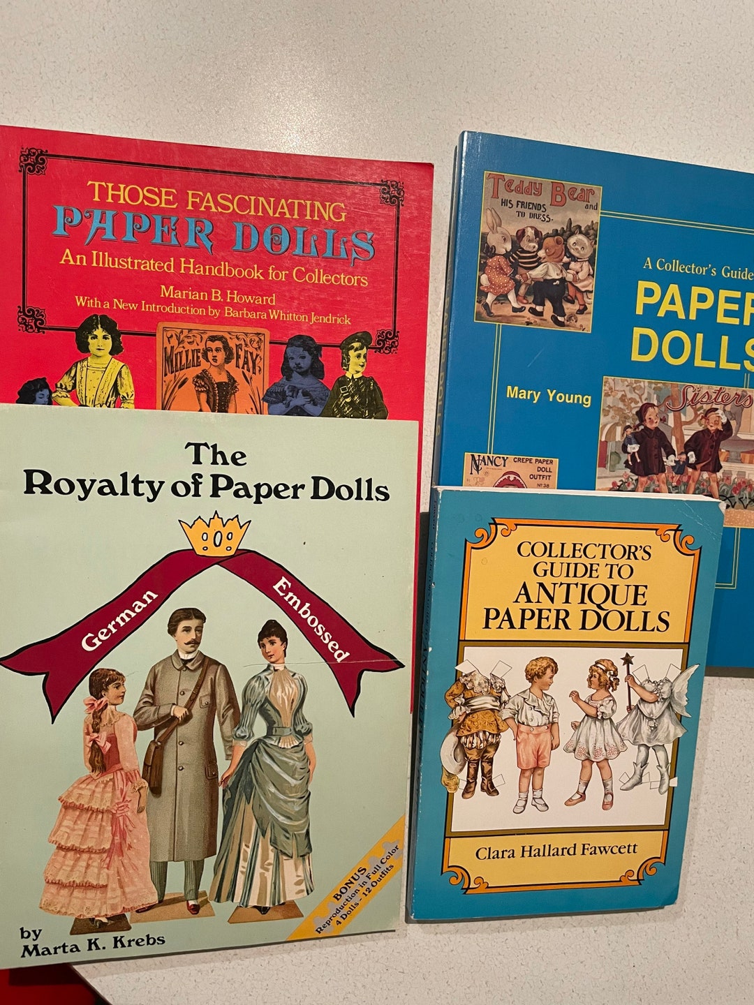 Collectors Guides to Paper Dolls, Illustraged Handbook, Reference Books ...