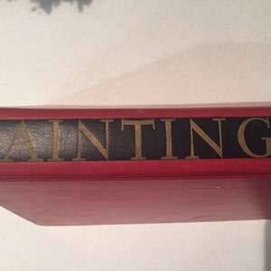 Antique art history book, Painting, Encyclopaedia Britannica, color plates, gift for artist