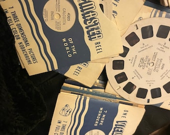 viewmaster reels, numbers 4000 to 4999, international travel, assorted individual reels, buyers choice, view-master, collectibles