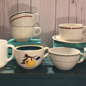 Vintage diner mugs - Etsy.de
