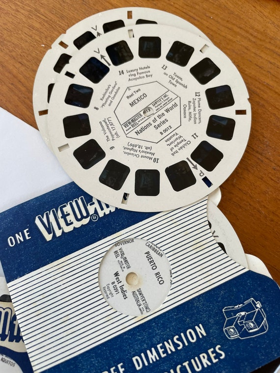 Viewmaster Reels, B Reels, Bubble Pack Reels, Reels That Start