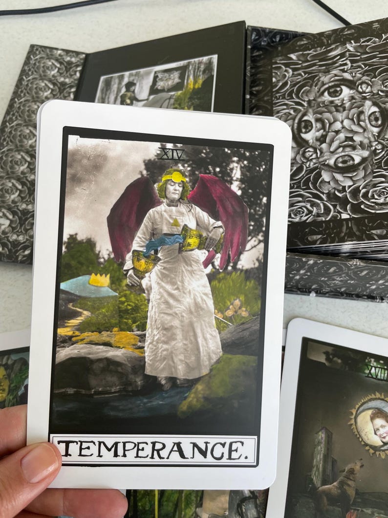 Tarotlek och guide, Resan till tornet, signerad och numrerad, spådom, spådom bild 5