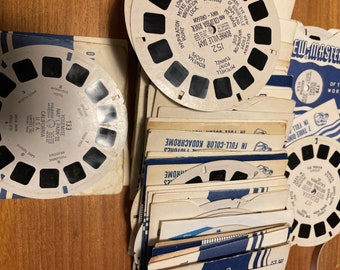 viewmaster reels, LOW NUMBER 160-200, assorted individual reels, buyers choice, view-master, collectibles,sawyer