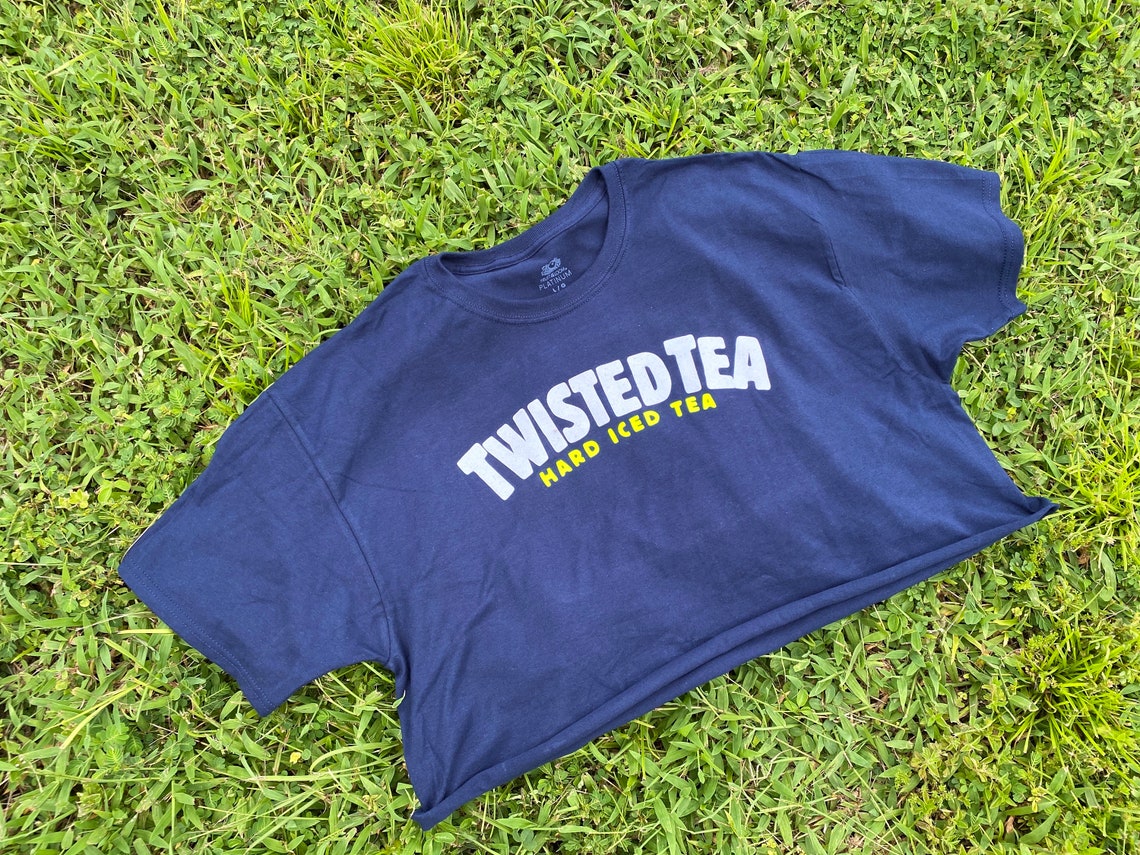 Twisted Tea Tee Retro Inspired T Shirt Cropped Tee Beer Etsy