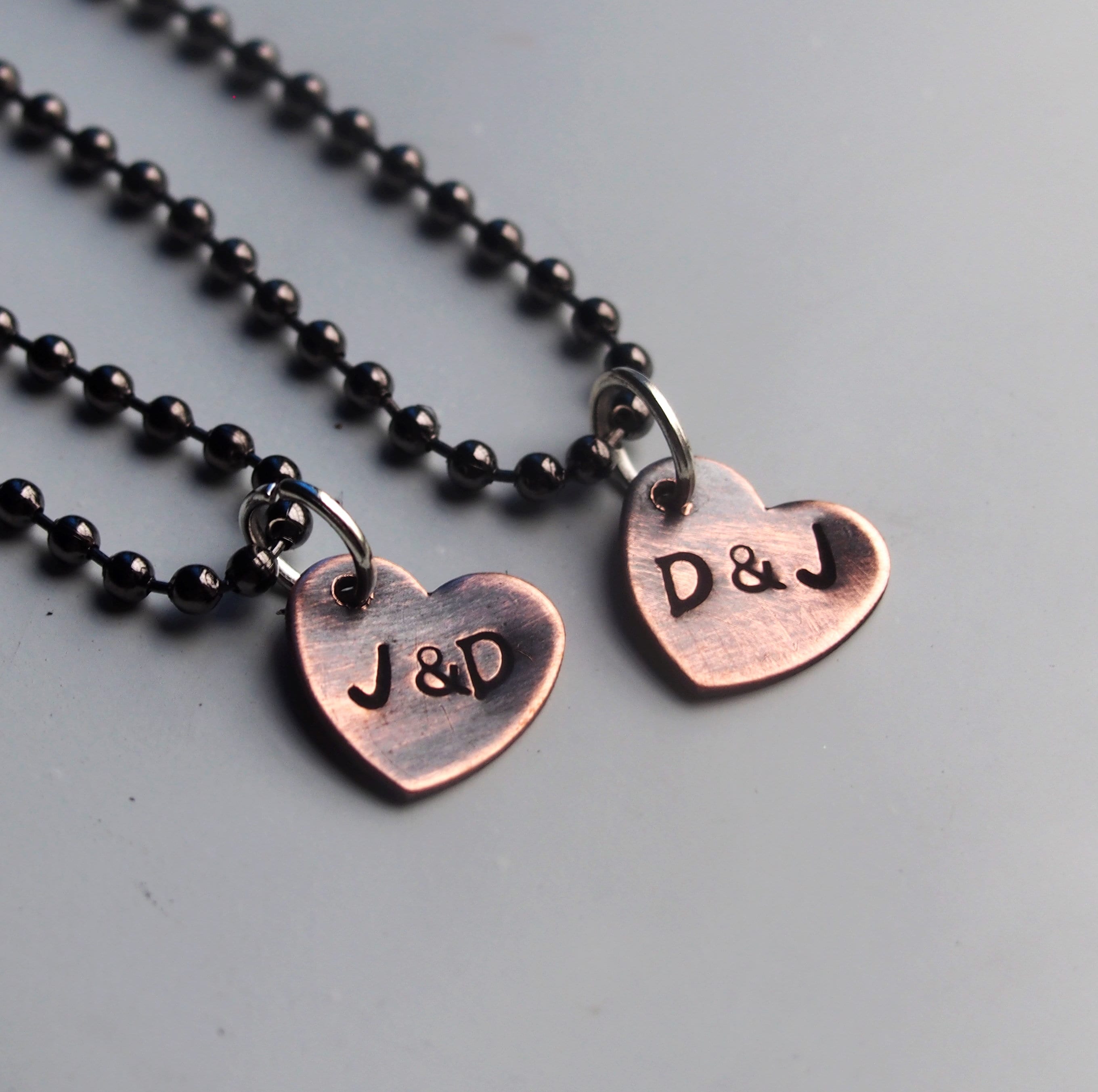 Customized couples necklaces Personalized necklace custom Etsy