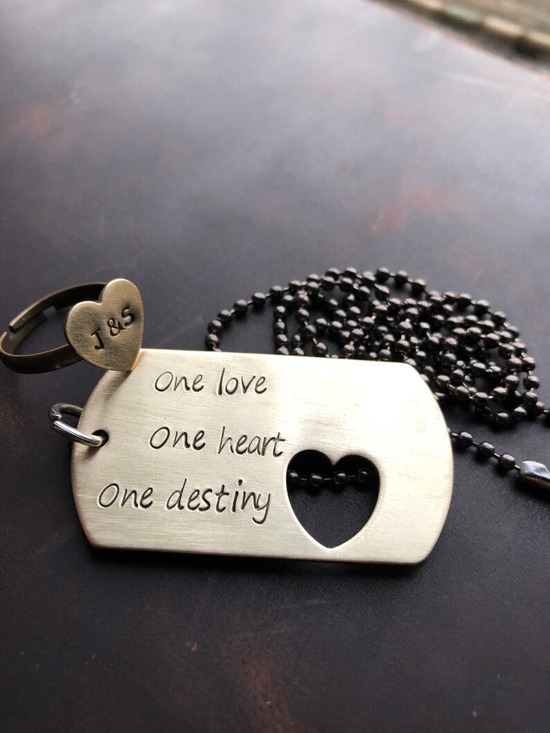 Personalized Gifts for Couples Gift Christmas, Boyfriend Necklace His Hers Custom Jewelry