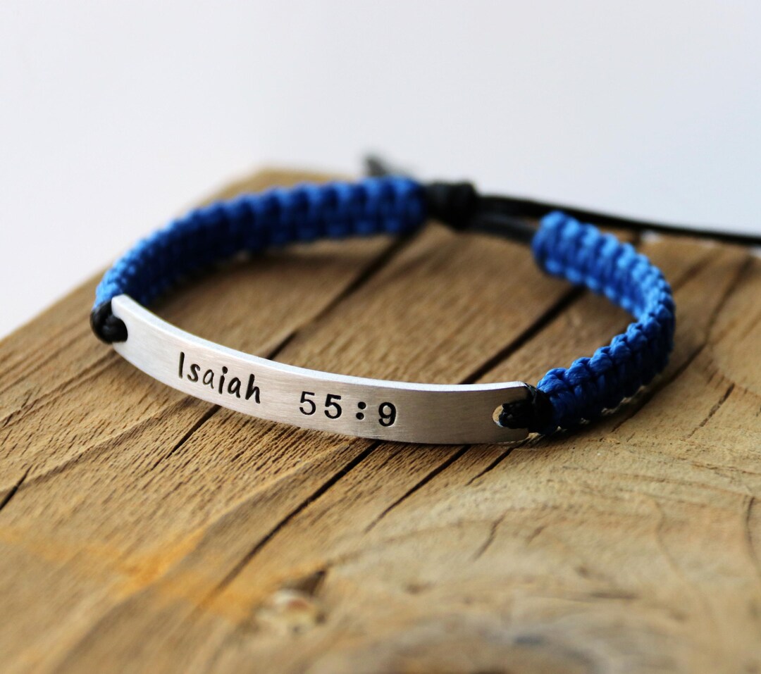 Personalized Baptism Bracelet • Bible Verse Bracelet • Bible Bracelet ...