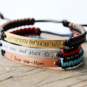 Present till pappa, surfarmband, vattentätt armband, bohemisk sommarfestivalpresent, present till mamma, födelsedagspresent, present till pojkvän/flickvän bild 5