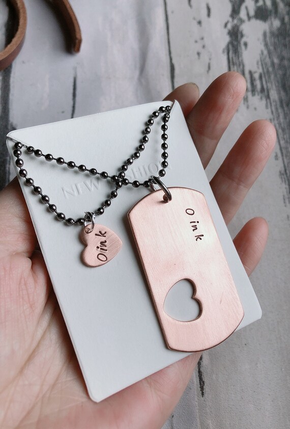 Custom Dog Tag Necklace for Boyfriend Custom Necklace Customized