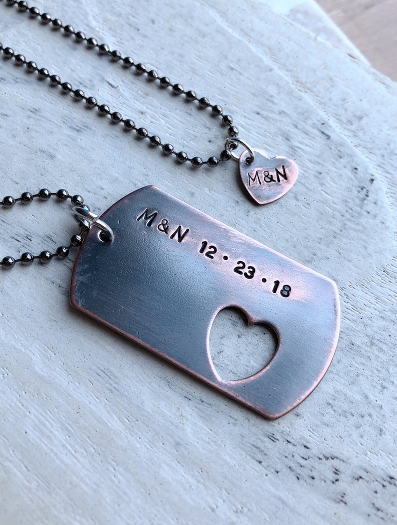 Custom Dog Tag Necklace for Boyfriend, Custom Necklace, Customized
