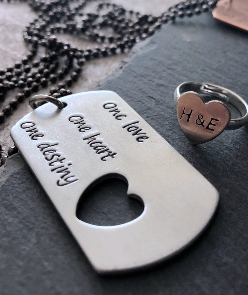Custom Stamped Necklace for Boyfriend Custom Necklace Etsy