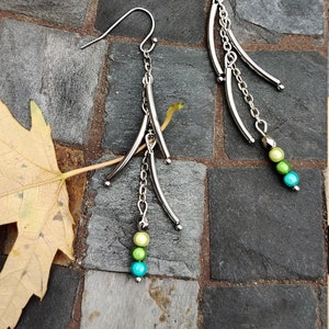 Stainless Steel Dangle Earrings