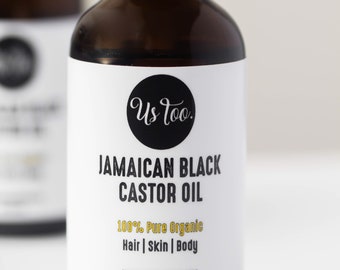 Jamaican Black Castor Oil, Us Too Merch, Essential Oil, Hair Growth