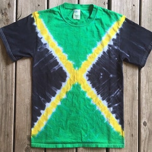 Jamaica Tie Dye Flag T-Shirt