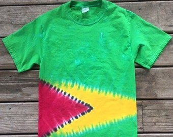 Guyana Tie Dye Flag Shirt