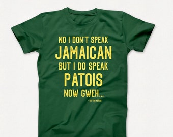 Jamaican, Patois, Bob Marley, Caribbean Shirt, Jamaican shirt