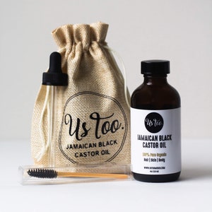 Jamaican Black Castor Oil, Travel Set and application tools, Essential Oils, Hair Growth , Haircare, JBCO
