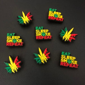 Jamaican Shoe Charms, Rasta shoe charms, West Indian shoe charms, Jamaican Flag
