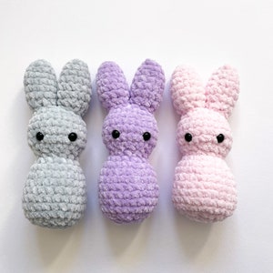 Crochet easter bunny | crochet plushie | crochet peep | handmade gift | crochet rabbit | crochet bunnies | crochet easter