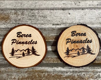 Berea Pinnacles Wood Slice Magnet