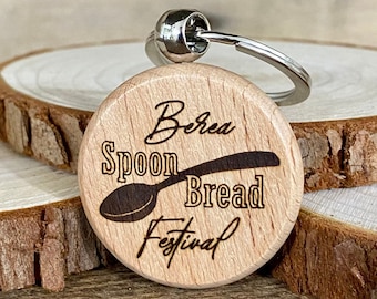Löffel Brot Festival Berea, Kentucky Holz Schlüsselanhänger