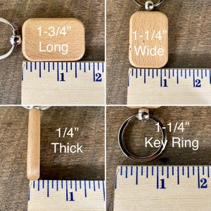 Elder Appreciation Wood Keychain Precious Sheep / Gifts in Men image 5