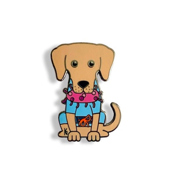 Pup Tazo Barktam- Veterinarian/Dog Pin/Doggie/Medical Pin/MediThings/ Scrubs/MedicalGifts/Doctor/Nurse/MediPins/Vet/Pet/Scrubs/Pup Tazo