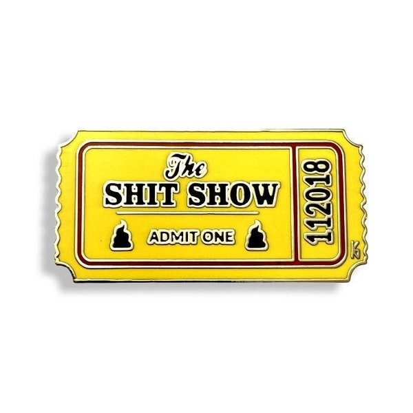 Shit Show Pin- Nurse/Doctor/Hospital/ Medical Pin/ Medipin/Healthcare/Medical Humor/Physician Assistant/Medithings/Medical Student/Funny Pin