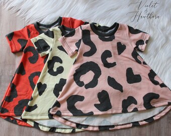 toddler pink t shirt dress