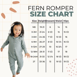 Ready to Ship. Hooded Romper. Kids Romper. 6-9M Romper. Rompers for kids. Kids Waffle Romper. Organic Clothing. Baby Romper. Organic Romper image 5