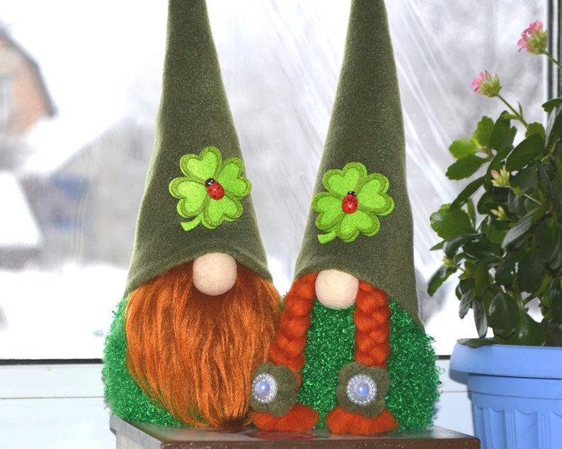 Patrick Gnome Good Luck 9.5 Gnome Leprechaun Gnomes Etsy