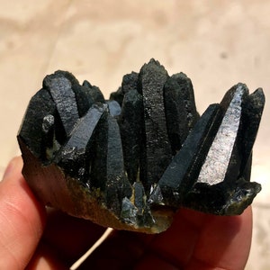 Excellent Green Quartz Crystal Cluster Mineral Specimen from Inner Mongolia / natural green crystal  #A1483