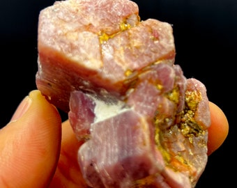 Genuine Ruby Corundum Crystal From India - 850 Grams - 3.5