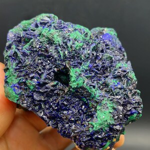 Azurite Natural beautiful Blue Azurite malachite Mineral Specimen  #A2340