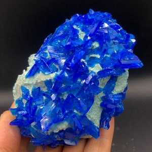 Crystal，RARE pretty Blue Alum malachite Mineral Specimen  # A1472