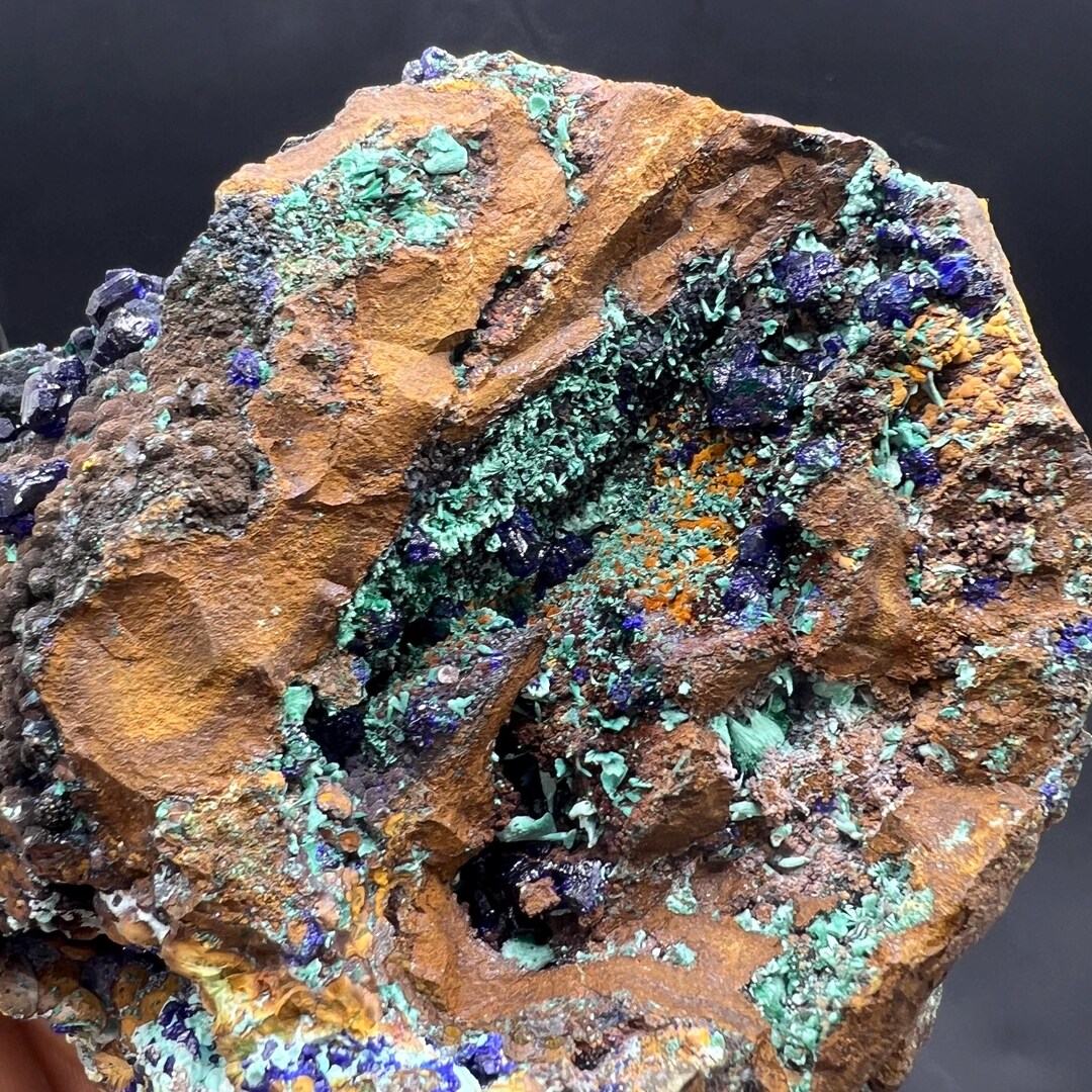 Natural Blue Unique Azurite Geode Mineral Specimen#a2350 - Etsy