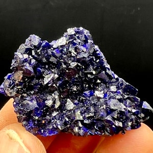 Crystal Sparkly Azurite ，Natural macrocrystal Azurite green Malachite  minerals specimens #2092