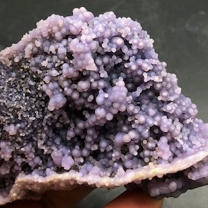 Crystal Grape Agate/Beautiful purple Botryoidal Chalcedony Grape Agate Specimen   #A1906