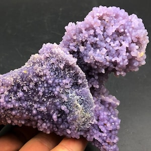 Crystal Grape Agate/Beautiful purple Botryoidal Chalcedony Grape Agate Specimen   #A1905