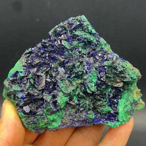 Azurite Natural beautiful Blue Azurite malachite Mineral Specimen  #A2339
