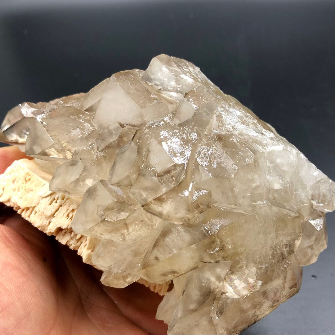 Castle Backbone Crystal RARE Super Seven Skeletal Quartz Etsy