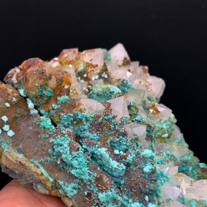 Natural Vivid Sky Blue hemimorphite Crystal Mineral Specimen   #A1233