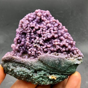 Grape Agate-- Beautiful purple Grape agate, Botryoidal Chalcedony Grape Agate Specimen##A1676